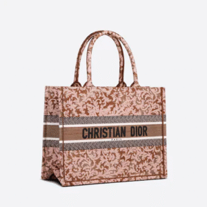 Dior Book Tote Metallic Pink  (36 X 27.5 X 16.5 Cm)