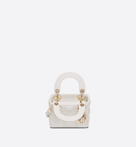 Micro Lady Dior Bag Latte - Image 2