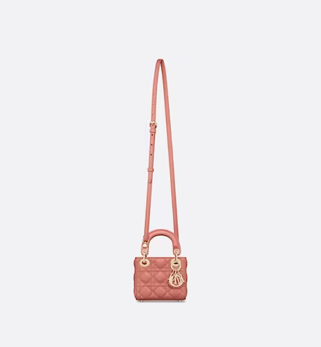 Micro Lady Dior Bag Ethereal Pink - Image 3