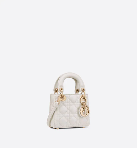 Micro Lady Dior Bag Latte