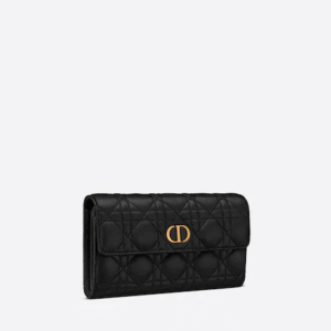 Dior Caro Wallet Black
