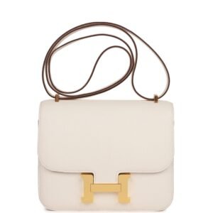 Hermes Constance 18 Nata Chevre Mysore Gold Hardware