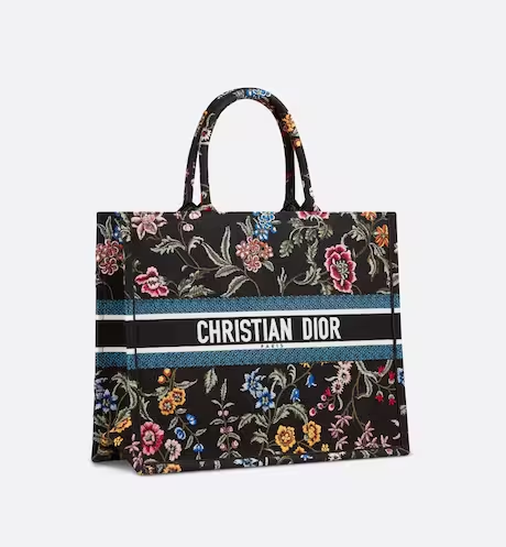 Large Dior Book Tote Black Dior (42 X 35 X 18.5 Cm)