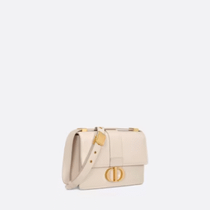Small 30 Montaigne Bag Dusty Ivory Calfskin