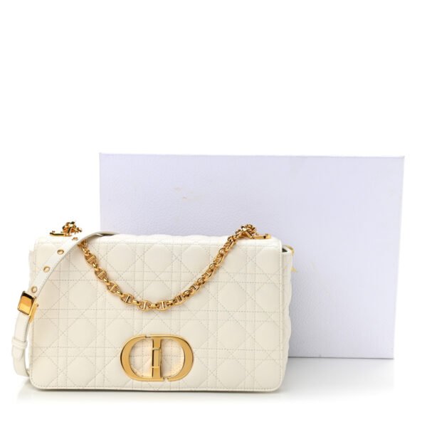 Christian  Large Caro Bag Ivory - Image 4