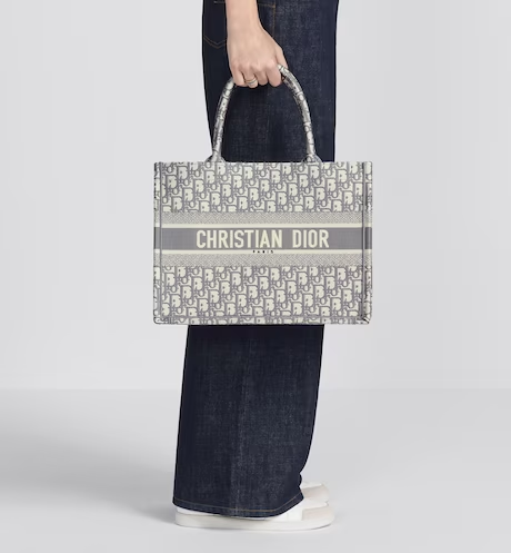 Dior Book Tote Gray Dior (36 X 27.5 X 16.5 Cm) - Image 4