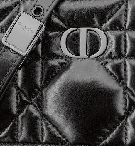 Dior Caro Box Bag Black Calfskin - Image 6