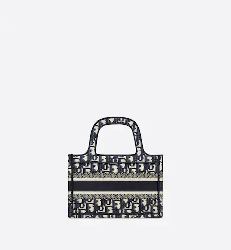 Mini Dior Book Tote Blue Dior (22.5 X 15 X 6 Cm) - Image 2