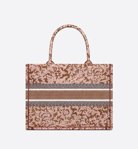 Dior Book Tote Metallic Pink (36 X 27.5 X 16.5 Cm) - Image 2