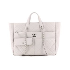 Chanel Ultra Pocket Tote White 37Cm