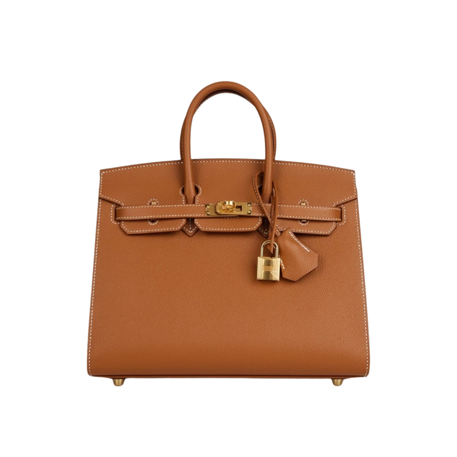 Hermes Birkin Sellier 25 Gold Epsom Gold Hardware