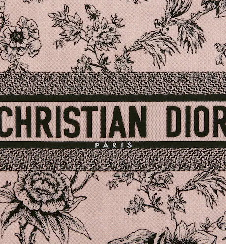 Large Dior Book Tote Powder Pink Dior (42 X 35 X 18.5 Cm) - Image 4