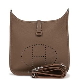Hermes Evelyne Iii Pm Anemone Clemence Palladium Hardware