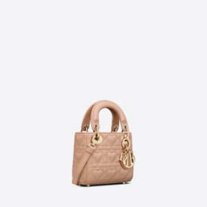 Micro Lady Dior Bag Pink  With Heart Motif