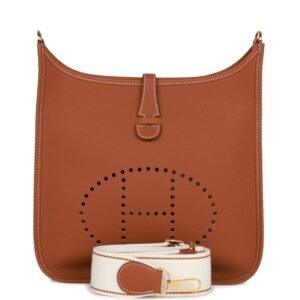 Hermes Evelyne Iii Pm Gold Clemence Gold Hardware
