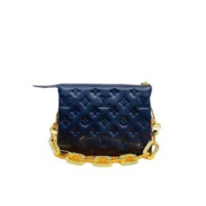 Louis Vuitton Monogram Puffy Lambskin Coussin Bb Black 21Cm M59277