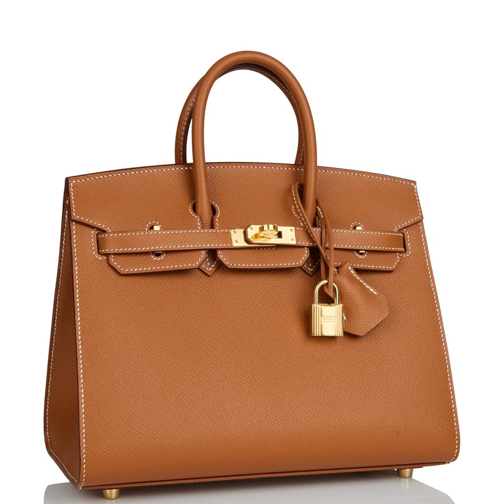 Hermes Birkin Sellier 25 Gold Epsom Gold Hardware - Image 2