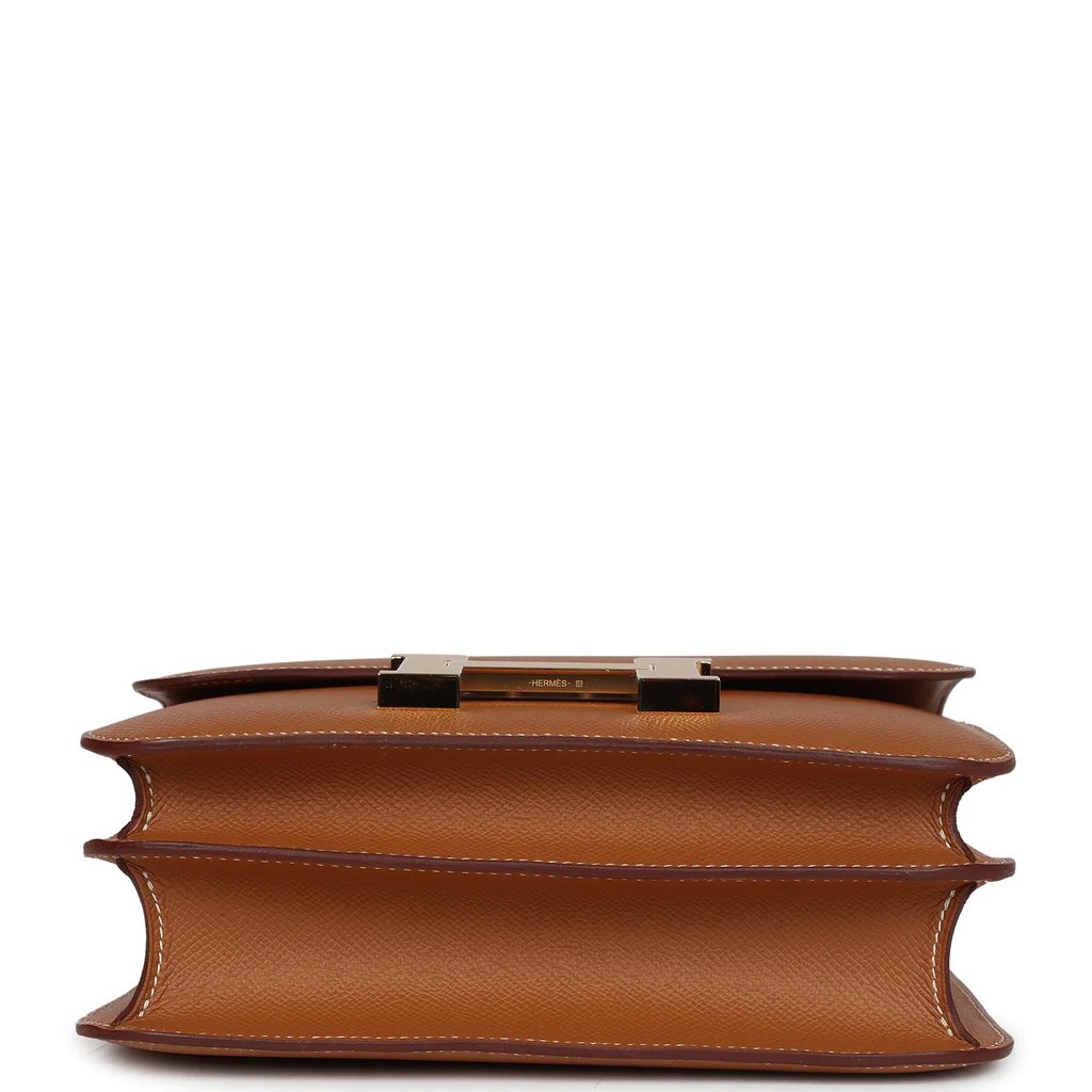 Hermes Birkin 24 Bamboo Togo Gold Hardware - Image 6