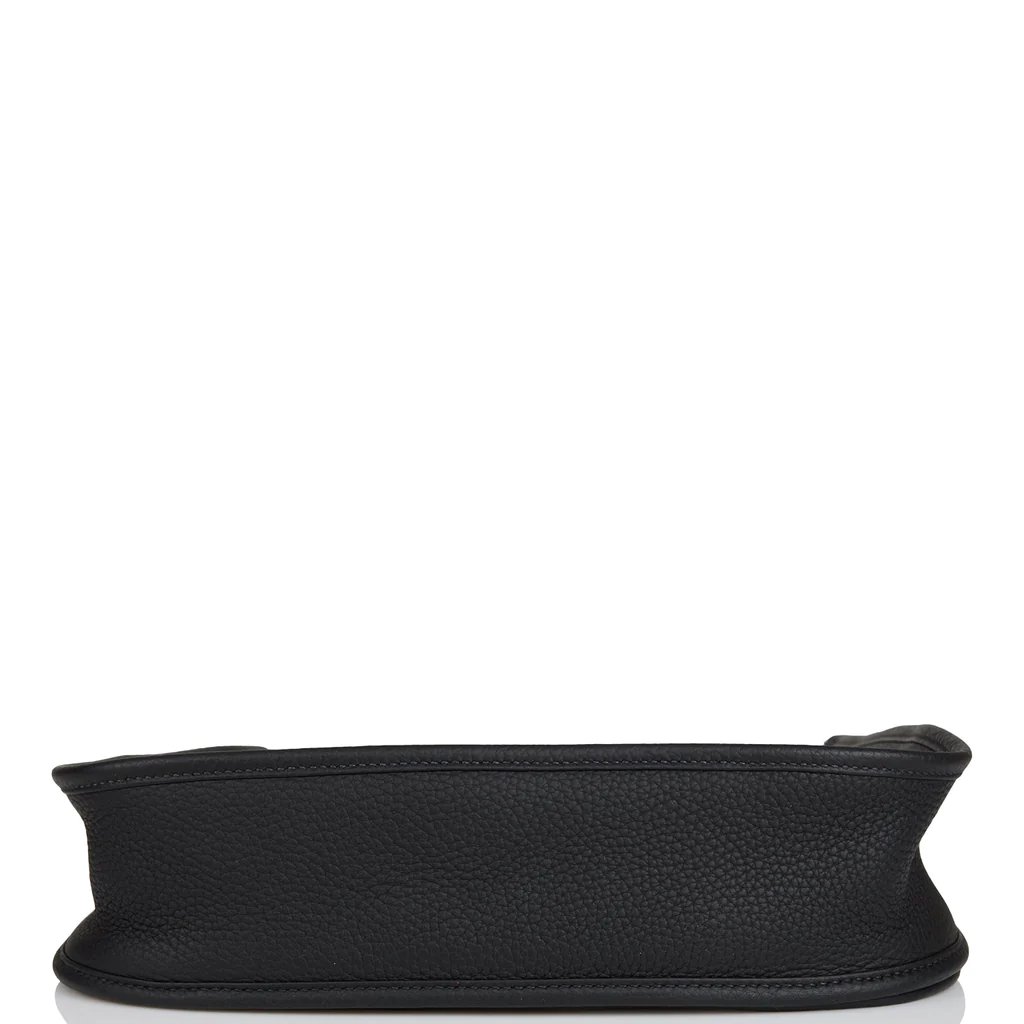 Hermes Evelyne Pm Black Clemence Gold Hardware - Image 5