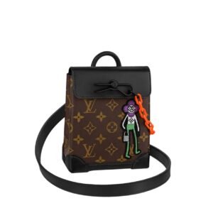 Louis Vuitton Nano Steamer Monogram Canvas With Lv Friend 20Cm M80327
