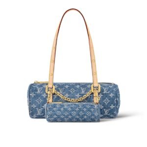 Louis Vuitton Hills Pochette Denim Blue 27Cm M82949