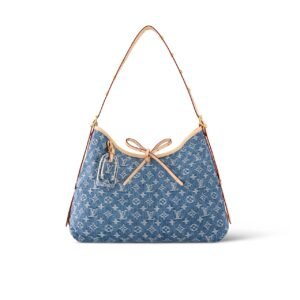 Louis Vuitton Carryall Pm Denim Blue 28Cm