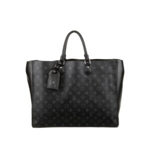 Louis Vuitton Monogram Eclipse Grand Sac Tote Black 33Cm