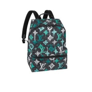 Louis Vuitton Discovery Backpack Graffiti Green 36Cm M21395