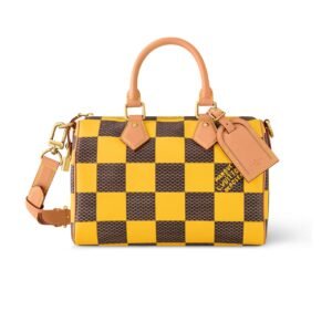 Louis Vuitton Speedy 25 Bandouliere Damier Pop Yellow 25Cm N40584