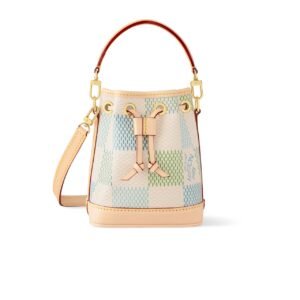 Louis Vuitton Nano Noe Damier Canvas Pistachio 16Cm N40640