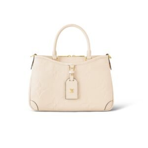 Louis Vuitton Trianon Pm Monogram Empreinte White 28Cm M46503