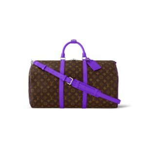 Louis Vuitton Keepall Bandouliere Violet Fonce 40Cm M46775