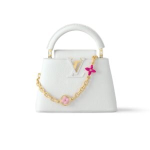 Louis Vuitton Capucines Mini White 21Cm M23718
