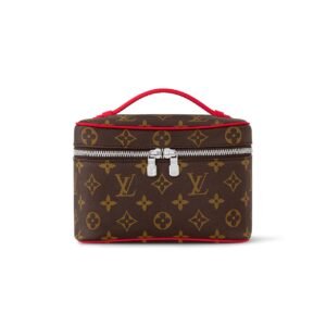 Louis Vuitton Nice Mini Monogram Canvas Red 20Cm M46766