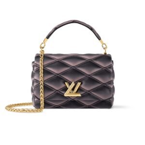 Louis Vuitton Go 14 Mm Malletage Black Pink 23Cm M23569