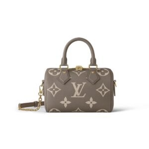 Louis Vuitton Speedy Bandouliere 20 Monogram Empreinte Leather 26Cm M46575