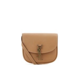 Saint Laurent Kaia Small Satchel In Smooth Vintage Leather Gold Brown 619740Bwr6W2725