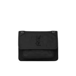 Saint Laurent Niki Baby Chain Bag In Black Lambskin 6331601El071000