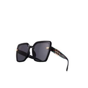 Gucci Gg Square Sunglasses With Logo Black