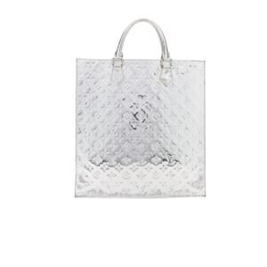Louis Vuitton Sac Plat Tote Monogram Miroir Silver 36Cm