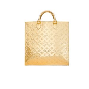 Louis Vuitton Sac Plat Tote Monogram Miroir Gold 36Cm