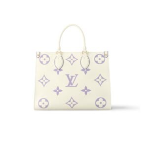 Louis Vuitton Onthego Mm Bag Latte And Bubble Tea 34Cm M23937