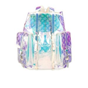 Louis Vuitton X Virgil Abloh Pvc Prism Christopher Backpack Honogram 49Cm M53286