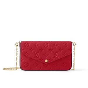 Louis Vuitton Felicie Pochette Red M63700