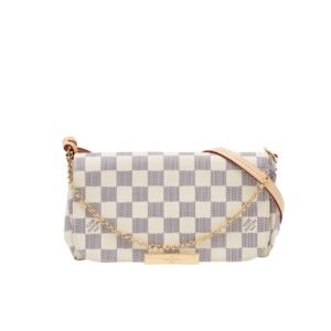 Louis Vuitton Women's Favorite Mm Damier Azur 28Cm