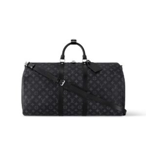 Louis Vuitton Keepall Bandouliere 55 Monogram Eclipse M40605