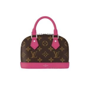 Louis Vuitton Mini Alma Monogram Canvas Mix With Pink 18Cm M83206