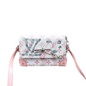 Louis Vuitton Steamer Wearable Wallet Pink 18Cm