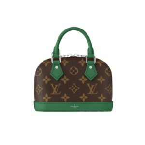 Louis Vuitton Mini Alma Monogram Canvas Mix With Green 18Cm M83204