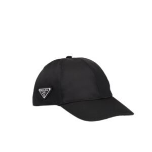 Prada Renylon Baseball Cap Black